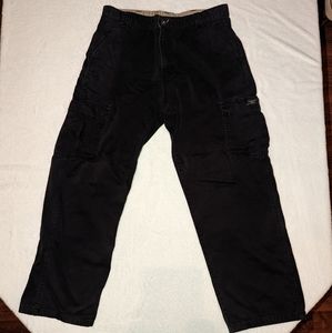 Wrangler Black Cargo Pants